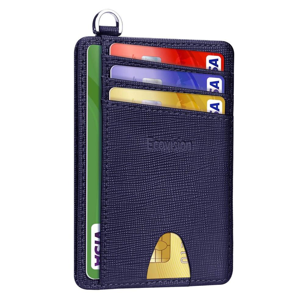 1640 Slim Minimalist Front Pocket Wallet, RFID Blocking Credit Card Holder